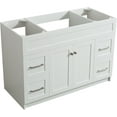 thumbnail image 3 of ARIEL Hamlet 48 in. W x 21.5 in. D x 33.5 in. H Bath Vanity Cabinet Only in White, 3 of 7