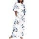 thumbnail image 2 of Puntoco Traje De Verano Para Mujer Pantalones Cortos De Color Con Estampado De Moda Traje Casual De Dos Piezas Liquidación Puntoco Puntoco-6670, 2 of 6