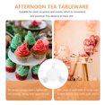 thumbnail image 2 of White Ceramic Dessert Plate for Home Use Lightweight Compact Design 7 inch, 2 of 8