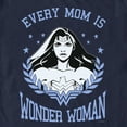 thumbnail image 2 of Men's Wonder Woman Every Mom is Wonder Woman Black and White Graphic Tee Navy Blue Medium, 2 of 5