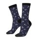 thumbnail image 1 of Balery Anchor Calcetas Largas con Estampado para Hombre y Mujer – Suaves y Transpirables, Talla Única (US 5-11), 1 of 6