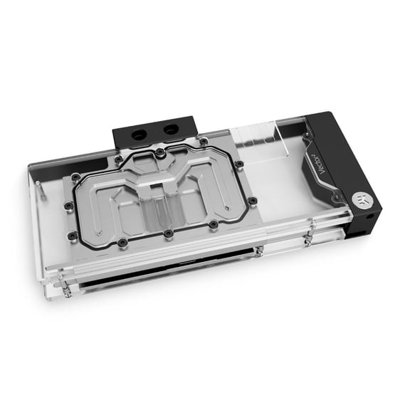 EKWB EK-Quantum Vector 2 RE RTX 3080/90 GPU Water Block & Backplate Set, D-RGB, Nickel/Plexi