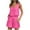 Hot Pink, variant on 2026 ! JINMGG Two Piece Outfits Women, 2026 Fashion Fall 2026 Women's Fashion 2 Piece Outfits Sleeveless Crop Top Shorts High Waist Set with Pockets Hot Pink L