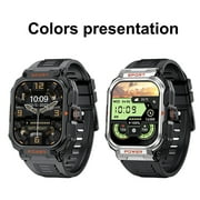 Rainbuvvy GT55 2.01 Inch Smart Watch Portable Bluetooth Headset IP67 Support Android 5.0/iOS 9 Compatible Sports Watch Silver