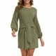 thumbnail image 1 of Vestido De Cintura Con Lazo,Vestido Corto De Manga Larga De Linterna,Vestido Corto De Manga De Linterna,Vestido De Cóctel,Rendimiento Confiable, 1 of 6