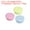 Pink Green Blue, variant on Uxcell Travel Soap Container, 3 Pack Round Soap Holder Case, Pink Green Blue