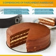 thumbnail image 6 of Springform Pan Set of 3 Non-stick Cheesecake Pan, Leakproof Round Cake Pan Set Includes 3 Pieces 6" 8" 10" Springform Pans, 6 of 7