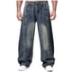 thumbnail image 1 of Ceisia Men's Trendy Solid Color Gift Button Zipper Casual Denim Pants with Elastic Waist and Pockets, 1 of 8