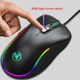 thumbnail image 4 of Ensemble Clavier Souris Rétroéclairé à une Main LED 35 Touches Mini Clavier Filaire USB, 4 of 9