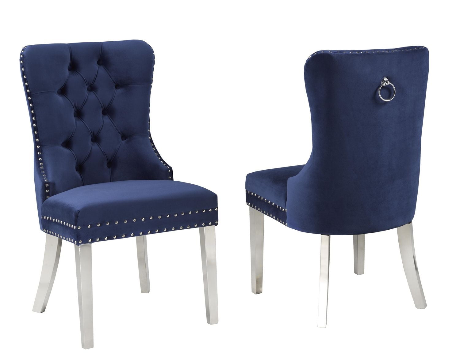 Athens Dining Chair, Set of 2, Navy