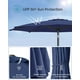 thumbnail image 5 of SONGMICS Sombrilla para Patio, Sombrilla de Mesa de Exterior de 2,75m, con 8 costillas, UPF 50+, Inclinación Doble de 30°, Base no Incluida, para Patio, Jardín, Piscina, Azul Lago, 5 of 5