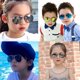 thumbnail image 2 of Pilot Sunglasses for Kids - Kids Sunglasses - Gold Black Gold, 2 of 2