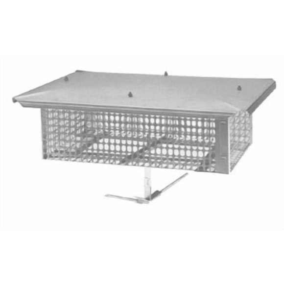13 x 18 Universal 5/8 Mesh Stainless Steel Chimney Cap