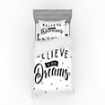 thumbnail image 1 of Ambesonne Saying Bedding Set 3 Pcs, Self Confidence Phrase, Twin, Black and White, 1 of 3