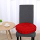 thumbnail image 4 of Home Corduroy Round Shaped Thickened Pillow Seat Chair Cushion Pad Mat Red, 4 of 7