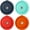 Multicolor, variant on Silicone Storage Cover Lids Replacement for Pyrex 7200-PC 2 Cup Glass Bowls and Anchor Hocking Round Containers 4 Pack
