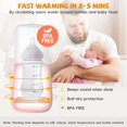 thumbnail image 7 of Baby Bottle Warmer,6-in-1 Baby Milk Warmer with Smart Temperature Control, Breastmilk Warmer, Fast Baby Food Heater, Steam Sterilizer, 7 of 7