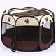 thumbnail image 1 of Parque infantil portátil, plegable e impermeable para mascotas, con malla transpirable Oxford., 1 of 7