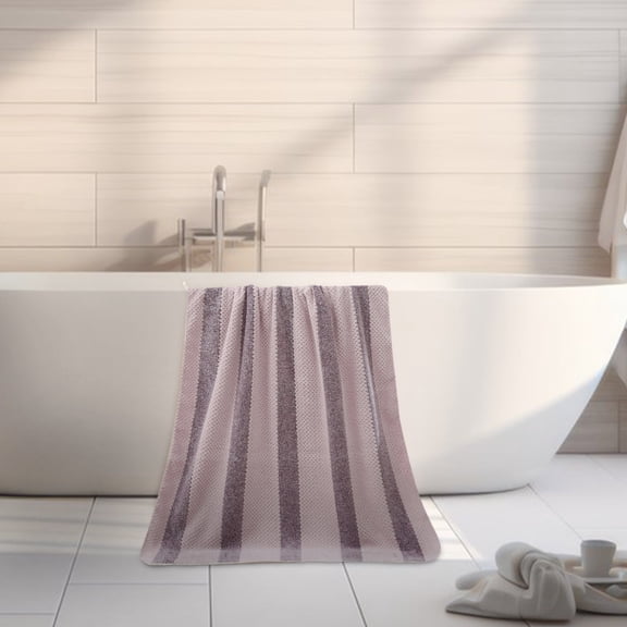 Vggrvlo Under 5 Basics Cotton Washcloths Ultra Absorbent Luxurious Soft Purple 14"X30"