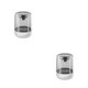 thumbnail image 2 of Sidaley Altavoz compatible con Bluetooth para teléfono móvil, caja de sonido inalámbrica, Subwoofer portátil, reproductor de sonido para el Blanco Configuración baja 2Conjunto, 2 of 6