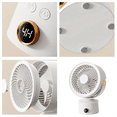 thumbnail image 5 of Quiet Rechargeable Desktop Fan with USB, Mini Fan, , Ideal for Office or Travel,1 x portable fan, 5 of 5