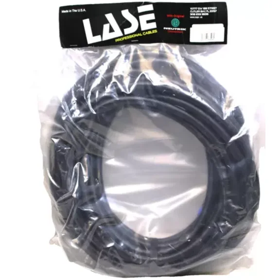 LASE 50 Ft SpeakOn Speaker Cable w/ NEUTRIK NL8FC 12ga 8 Conductor Pure Copper