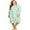 Green 4045, variant on Lati Fashion Fleece Women Nightgown Sleepwear Pajamas Female Long Sleeve Sleep Dress Nightshirt Blue L