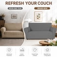 thumbnail image 7 of JIATER 1-Piece Armchair Sofa Cover Stretch Couch Cover Washable Sofa Slipcover Furniture Protector for Armchair,Light Gray, 7 of 7