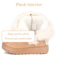 thumbnail image 4 of Yunkctuk Girls Boys Warm Winter Boots, Kids Non Slip Shoes, Outdoor Snow Boots&nbsp;for Little/Big Kid., 4 of 7