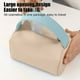 thumbnail image 4 of Large Capacity Waterproof Makeup Bag | PU Leather Toiletry Organizer | Portable Travel Storage Case | Candy Colors Blue Green Beige | 20x13x13cm | Multipurpose Cosmetic Pouch, 4 of 6