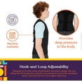 thumbnail image 3 of Special Supplies Sensory Compression Vest Deep Pressure Comfort for Autism, Hyperactivity, Mood Processing Disorders, Breathable, Form-Fitting, Kids and Adults (Black, Large 24x42 inches), 3 of 9