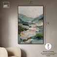 thumbnail image 5 of Hushed Coastal Vibrancy III Canvas Print Green Wall Decor by Art Remedy, Black Frame, 36 x 54, 5 of 7