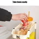thumbnail image 5 of Carrito rodante de 3 niveles, organizador de almacenamiento móvil con ruedas para cocina, baño, dormitorio, sala de estar, estantería para carrito utilitario, 5 of 6