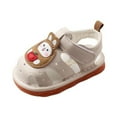 thumbnail image 5 of Delliss Baby Boys Girls Squeaky Little rabbit Sandals Non-Slip Soft Rubber Sole Closed Toe Infant Summer Outdoor Shoes 0-2 Years, 5 of 9