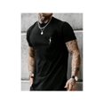 thumbnail image 1 of Men'S Summer Casual T-Shirt, 3D Lightning Pattern, Gradient Color, Short Sleeve Crew Neck Top, Slight Stretch, Regular Fit, Fashionable Sports Tee for Weekend Tee For Adult, Men, Women, Teen, Teenag, 1 of 7