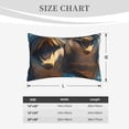 thumbnail image 4 of Naloa Playful Dolphins Underwater Pillowcase, Throw Pillowcase, Wrinkle-Free, Stain-Resistant with Hidden Zipper for Bedroom Sofa-14"x20", 4 of 6