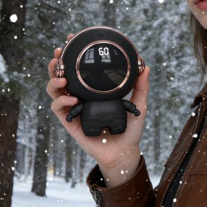 Digital Hand Warmer Rechargeable Rechargeable Hand Warmer for Cold Weather Commuting ABS bldnkj