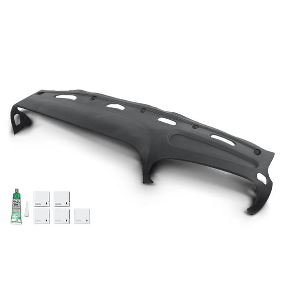 Dashboard Overlay Cap Dark Grey Dash Cover Fit For 98-00 Dodge Ram 1500 2500 3500