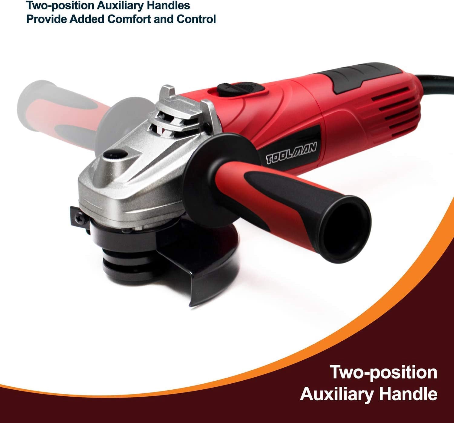 Toolman Angle Grinder 4.5" 4.8A for Heavy Duty DB5027