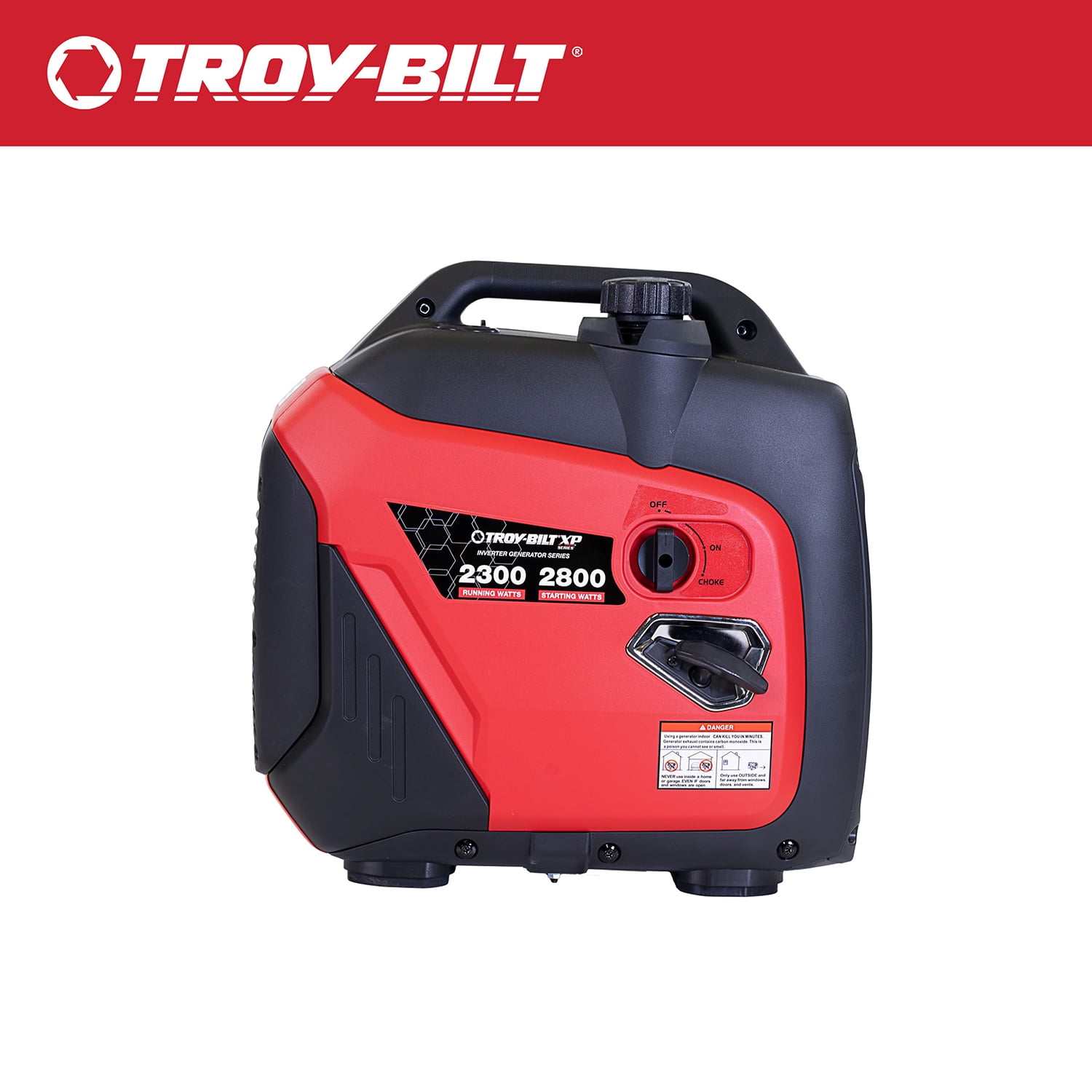 Troy-Bilt 2800W Quiet Portable Inverter Generator with Parallel Capability