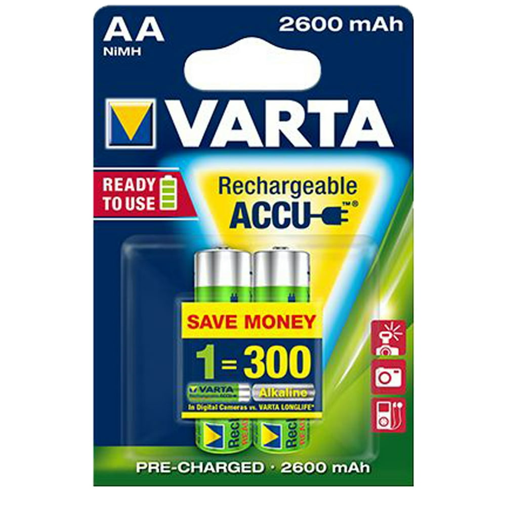 Varta Professional Photo Accu AA Rechargeable Batteries 2600mAh FAST