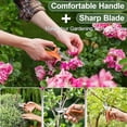 thumbnail image 7 of Premium Garden Pruning Shears 7.5IN Heavy Duty Branch Cutter Stainless Steel Sharp Blade Pruner for Rose Bushes Shrubs Fruit Trees Bonsai Gardening Clippers Ergonomic Soft Grip One Hand Safety, 7 of 7
