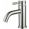 thumbnail image 1 of Grifo mezclador para lavabo de acero inoxidable cepillado mate, 1 of 4