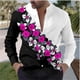 thumbnail image 1 of Camisa de cuello abotonado para hombre de primavera y otoño Camisa de manga larga nueva de moda casual multicolor para hombre estampada suave y cómoda, 1 of 6