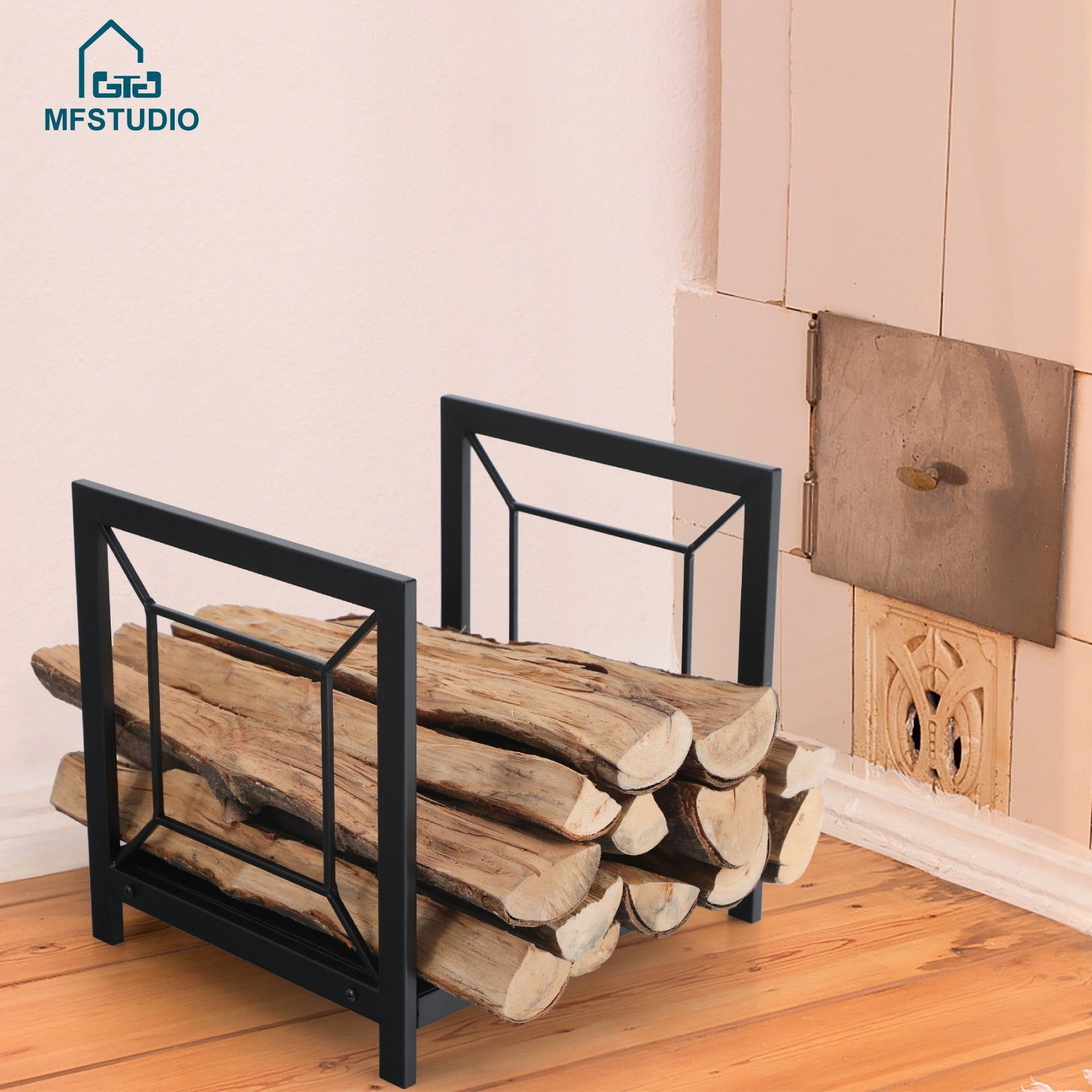 Mf Studio 16 Inches Steel Firewood Log Rack Storage Holder Small Wood Storage Brackets Suitable For Indoor And Outdoor Black Walmart Com Walmart Com Mf Studio 16 Inches Steel Firewood Log Rack Storage Holder Small Wood Storage Brackets Suitable For Indoor And Outdoor Black Walmart Com Walmart Com