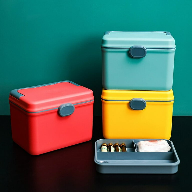 Multifunctional Household Plastic Small Medicine Box Portable