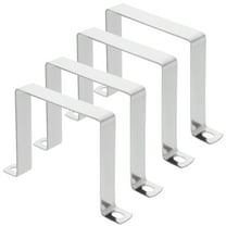 Himition 4pcs Pipe Clamp U Clip Pipe Hanger And Support Stainless Steel Pipe Holder Bracket