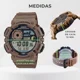 thumbnail image 3 of Reloj Casio Digital Ws-1500h-5av Para Hombre E-watch Color de la correa Café Color del bisel Negro, 3 of 8
