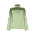 thumbnail image 6 of THDHVS Womens Shirts,Tops for Women Trendy,Womens V Neck Flower Long Sleeve Tops Casual Loose Puff Sleeve Boho Work Blouse Dressy T Shirts Green XL, 6 of 6