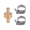 thumbnail image 1 of 1 Pce Embout de Tuyau Réutilisable Connecteur en Laiton pour Arrosage Extérieur et Jardinage, 1 of 8